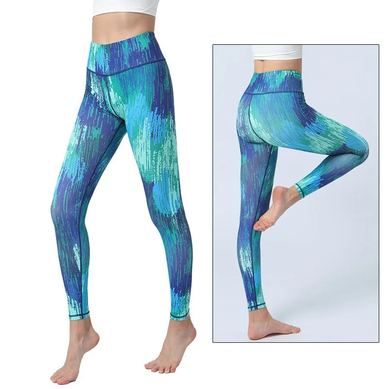 Leggings deportivos de secado rápido para mujer, lisos y de moda