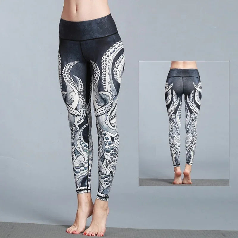 Leggings deportivos de secado rápido para mujer, lisos y de moda