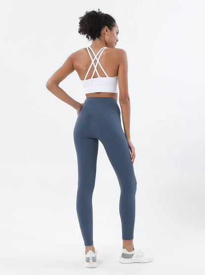 Top Deportivo Mujer – Sujetador Deportivo Yoga & Fitness de Nylon/Spandex | Transpirable, Sexy y Cómodo con Soporte Medio y Tirantes Cruzados