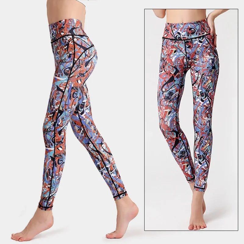 Leggings deportivos de secado rápido para mujer, lisos y de moda