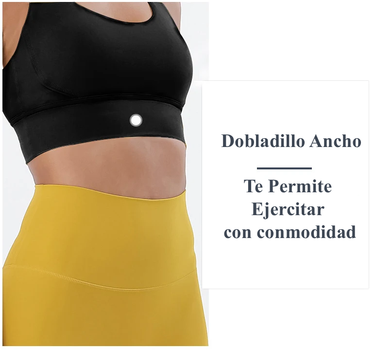 Top Deportivo Mujer – Sujetador Deportivo Yoga & Fitness de Nylon/Spandex | Transpirable, Sexy y Cómodo con Soporte Medio y Tirantes Cruzados
