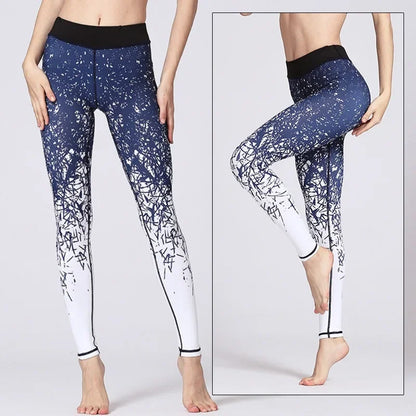 Leggings deportivos de secado rápido para mujer, lisos y de moda