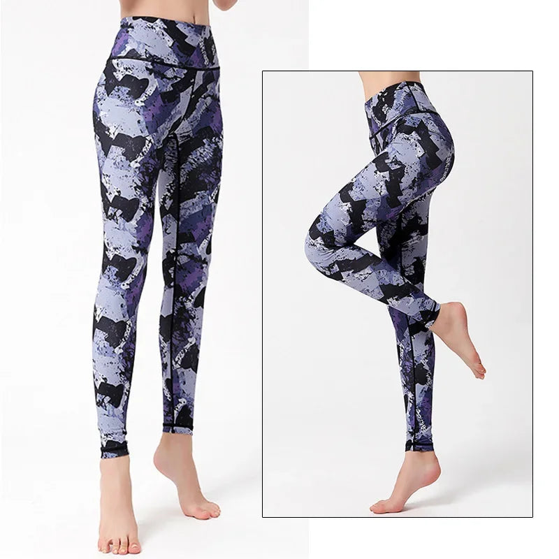 Leggings deportivos de secado rápido para mujer, lisos y de moda