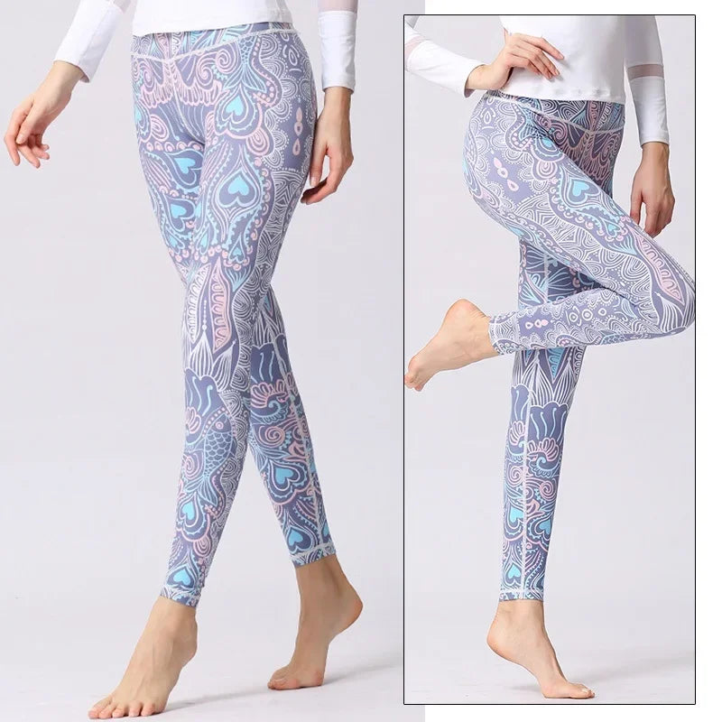 Leggings deportivos de secado rápido para mujer, lisos y de moda