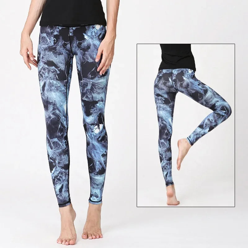 Leggings deportivos de secado rápido para mujer, lisos y de moda