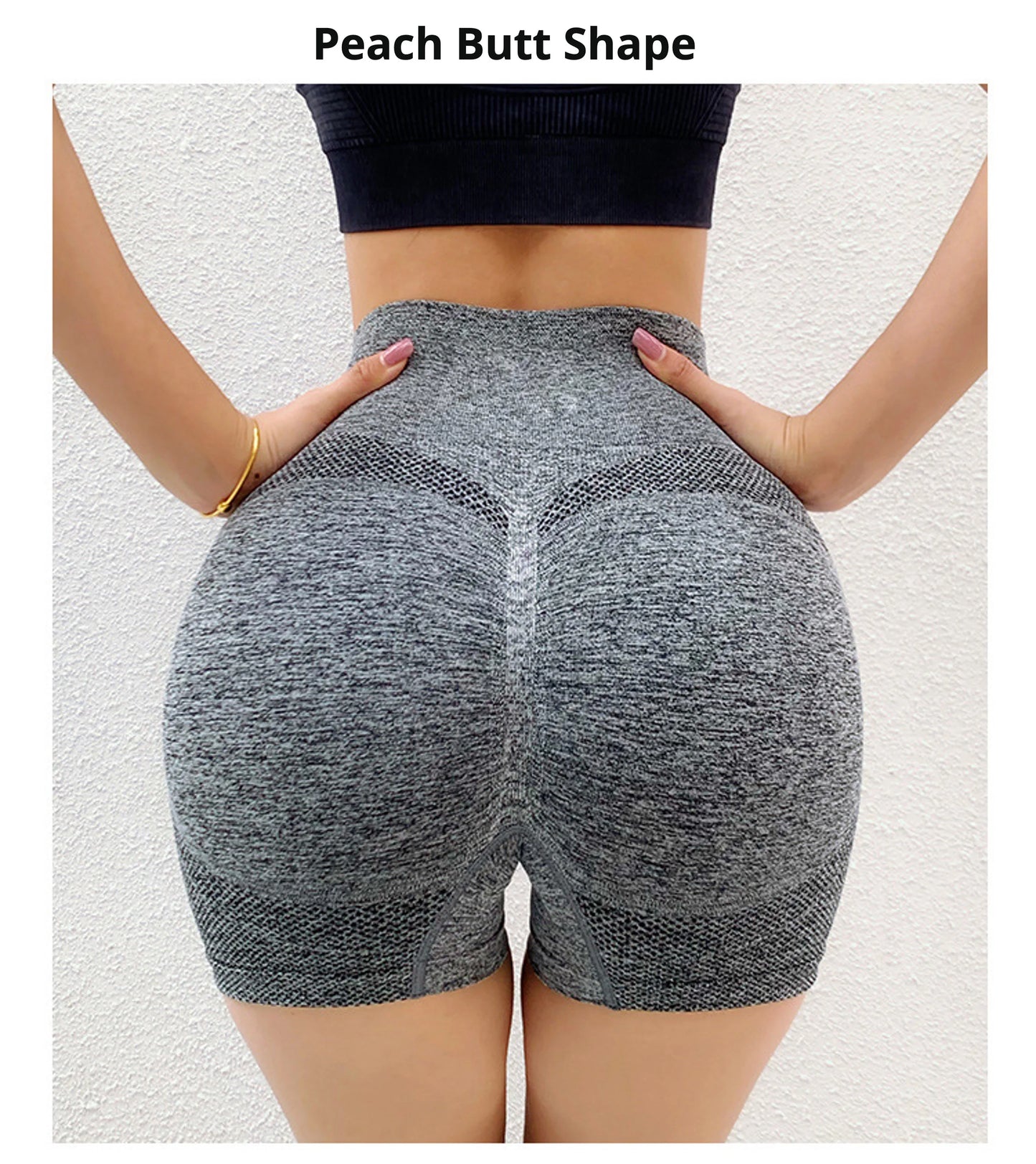 Seamless Yoga Shorts High Waist Workout Fitness Lift Peach Butt Fitness Tights Gym Running Body Shaper Pants Casual Sportswear