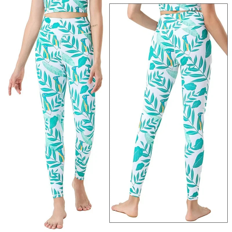 Leggings deportivos de secado rápido para mujer, lisos y de moda