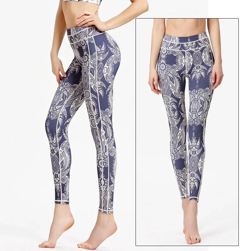 Leggings deportivos de secado rápido para mujer, lisos y de moda