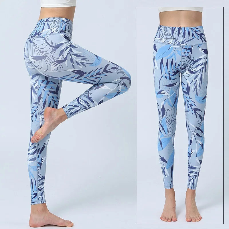 Leggings deportivos de secado rápido para mujer, lisos y de moda