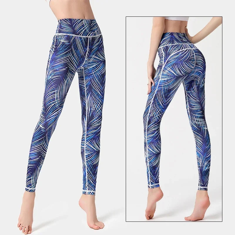 Leggings deportivos de secado rápido para mujer, lisos y de moda